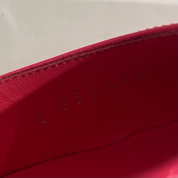 Authentic 2020 Cruise Chanel Neon Pink & Black Mary Jane Wedges size 35.5 - Picture 10 of 12